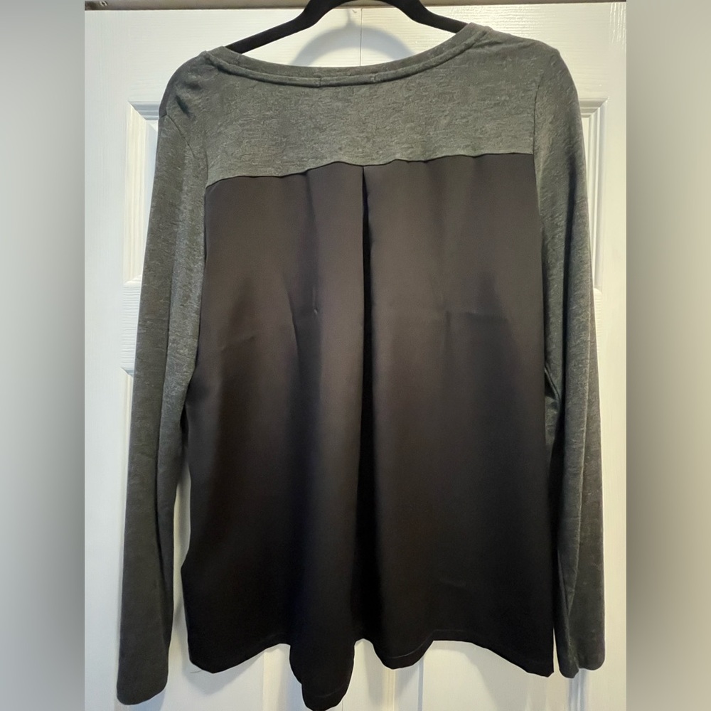 Banana Republic mixed material shirt